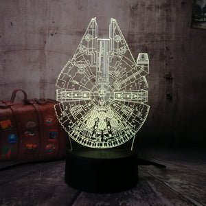 Star Wars Millennium Falcon 3D LED