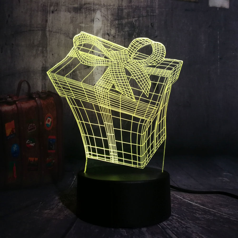 New LED Lighting Gift Box RGB 3D