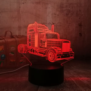 Transformers Autobots Optimus Prime Acrylic 3D LED
