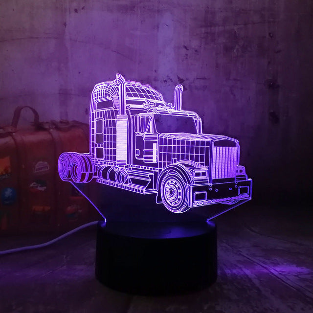 Transformers Autobots Optimus Prime Acrylic 3D LED