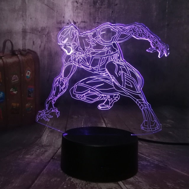 Marvel Black Panther The Avengers  3D LED